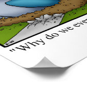 Poster de l'Humour Alien amusant (Coin)