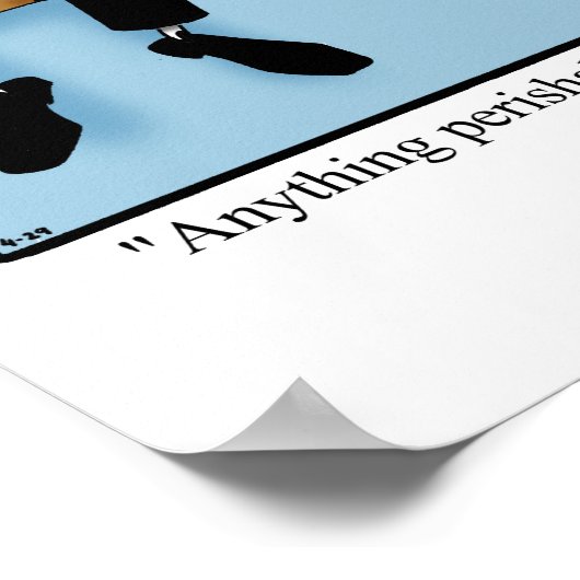 Poster de l'Humour de courrier de bureau de poste  (Coin)