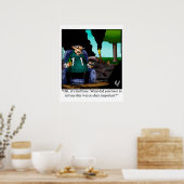 Poster de l'Humour de football amusant (Cuisine)