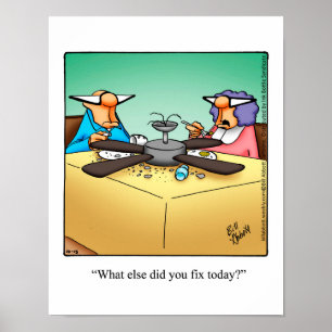 Poster de l'Humour de réparation do-it-yourself do