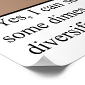 Poster de l'Humour de retraite amusant (Coin)