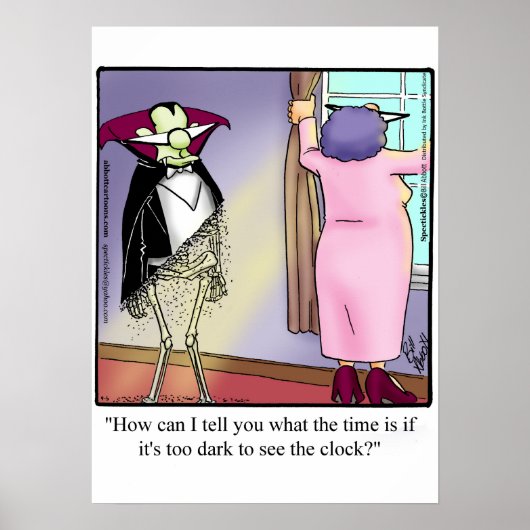 Poster de l'Humour d'Halloween drôle (Devant)