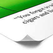 Poster de l'Humour du passage frontalier accidenté (Coin)