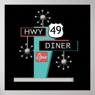 Poster de l'HWY 49 Diner
