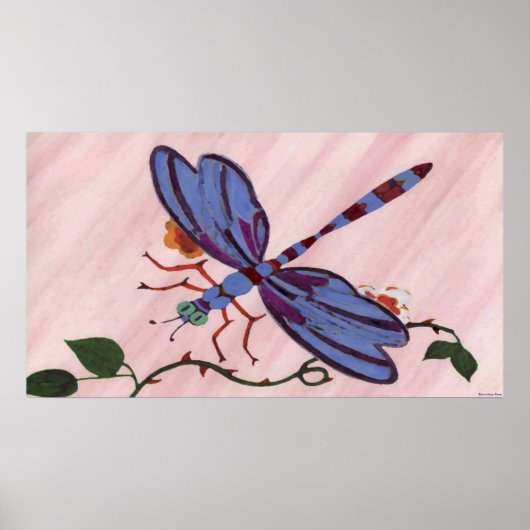 Poster de libellules (Devant)