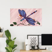Poster de libellules (Bureau à domicile)