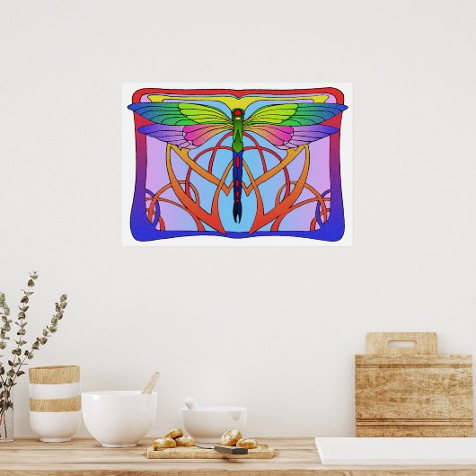 Poster de libellules (Cuisine)