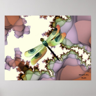 Poster de libellules (Terre)