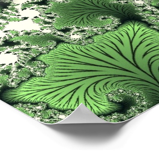 Poster de libellules (vert) (Coin)