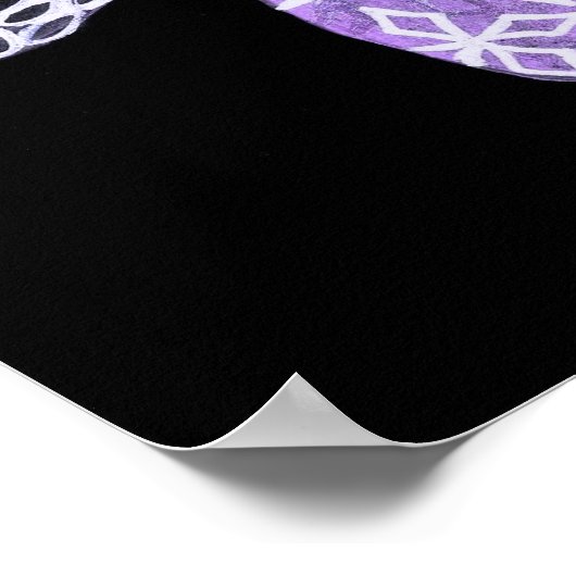 Poster de libellules violettes (Coin)