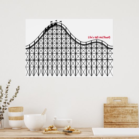 Poster de Life's Up's et Down's Poster (Cuisine)