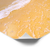 Poster de l'île de Sandy Beach aux Philippines tro (Coin)