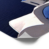 Poster de l'île de Santorin (Coin)