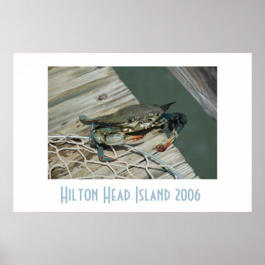 Poster de l'île Hilton Head (Devant)