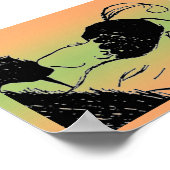 Poster de l'illusion de la jeune ou de la vieille (Coin)