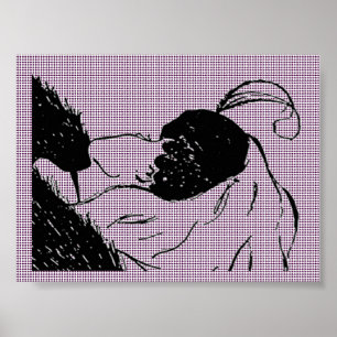 Poster de l'illusion de la jeune ou de la vieille