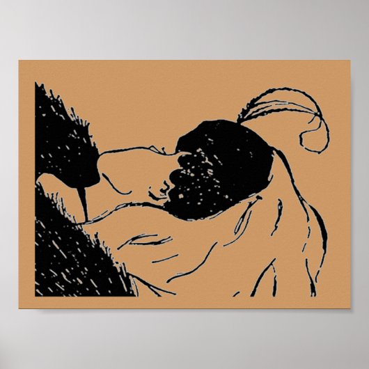 Poster de l'illusion de la jeune ou de la vieille  (Devant)