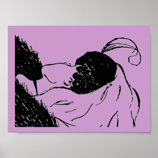 Poster de l'illusion de la jeune ou de la vieille (Devant)