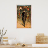 Poster de l'Illusionniste-magicien KELLAR VAUDEVIL (Cuisine)