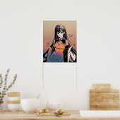 Poster de l'illustration d'un costume pour fille e (Cuisine)