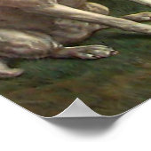 Poster de l'image de chien vintage (Coin)