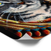 Poster de l'Imaginaire d'Art Cleopatra Chat égypti (Coin)