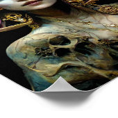 Poster de l'Imaginaire de la coiffure violet (Coin)