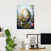 Poster de l'Imaginaire de l'Oeuf de Pâques (Bureau à domicile)