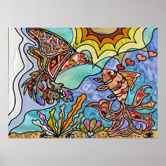 Poster de l'Imaginaire de réflexion de l'Oiseau d' (Devant)