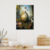 Poster de l'Imaginaire des oeufs de Pâques de la f (Cuisine)