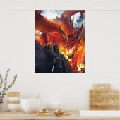 Poster de l'Imaginaire du dragon de respiration pa (Cuisine)