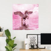 Poster de l'Imaginaire Unicorn (Bureau à domicile)