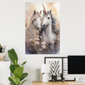 Poster de l'Imaginaire Unicorn (Bureau à domicile)