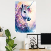 Poster de l'Imaginaire Unicorn (Bureau à domicile)