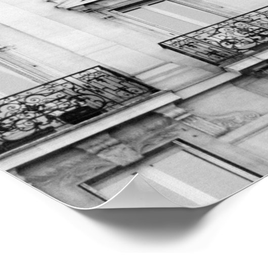 Poster de l'immeuble parisien (Coin)