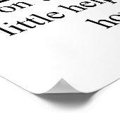 Poster de l'incident d'Humour de famille amusant (Coin)