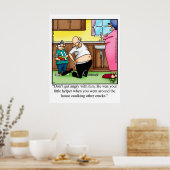 Poster de l'incident d'Humour de famille amusant (Cuisine)