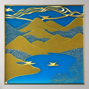 Poster de l'Inlet of Golden Mountains