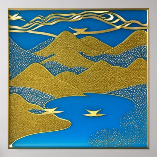 Poster de l'Inlet of Golden Mountains (Devant)