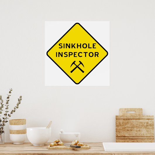 Poster de l'inspecteur Sinkhole (Cuisine)