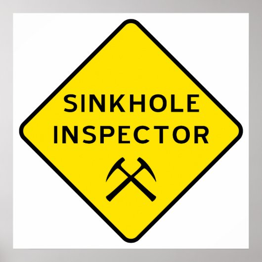 Poster de l'inspecteur Sinkhole (Devant)
