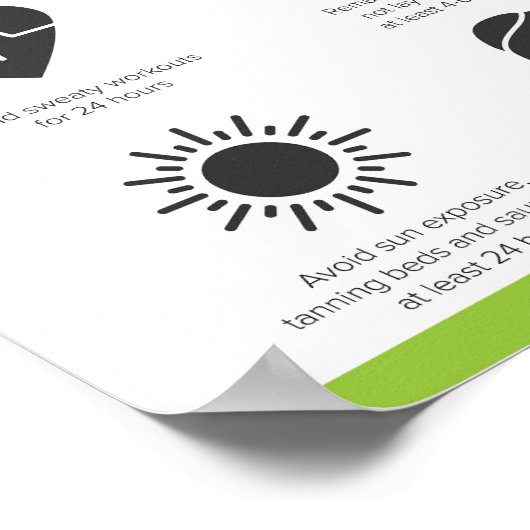 Poster de l'Instruction Botox (Coin)