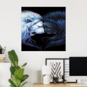 Poster de Lion Heart Yin & Yang (Bureau à domicile)