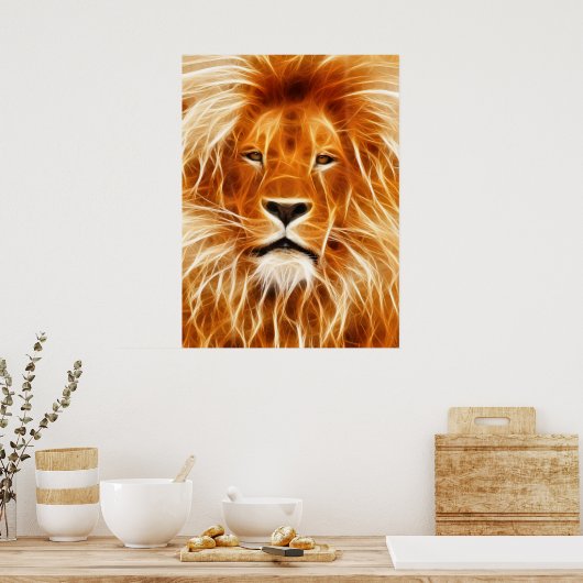 Poster de Lion Portrait (Cuisine)