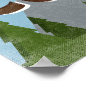 Poster de Littleton Colorado Snowy Mountains (Coin)