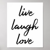 Poster de Live Laugh Love (Devant)