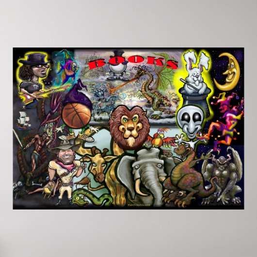 Poster de livres (Devant)