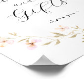 Poster de livres et de Baby showers-cadeaux Fleurs (Coin)