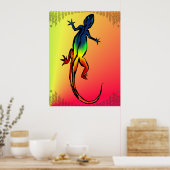 Poster de Lizard de couleur (Cuisine)