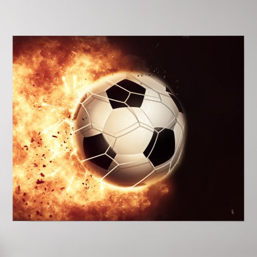 Poster de l'objectif de football (Devant)